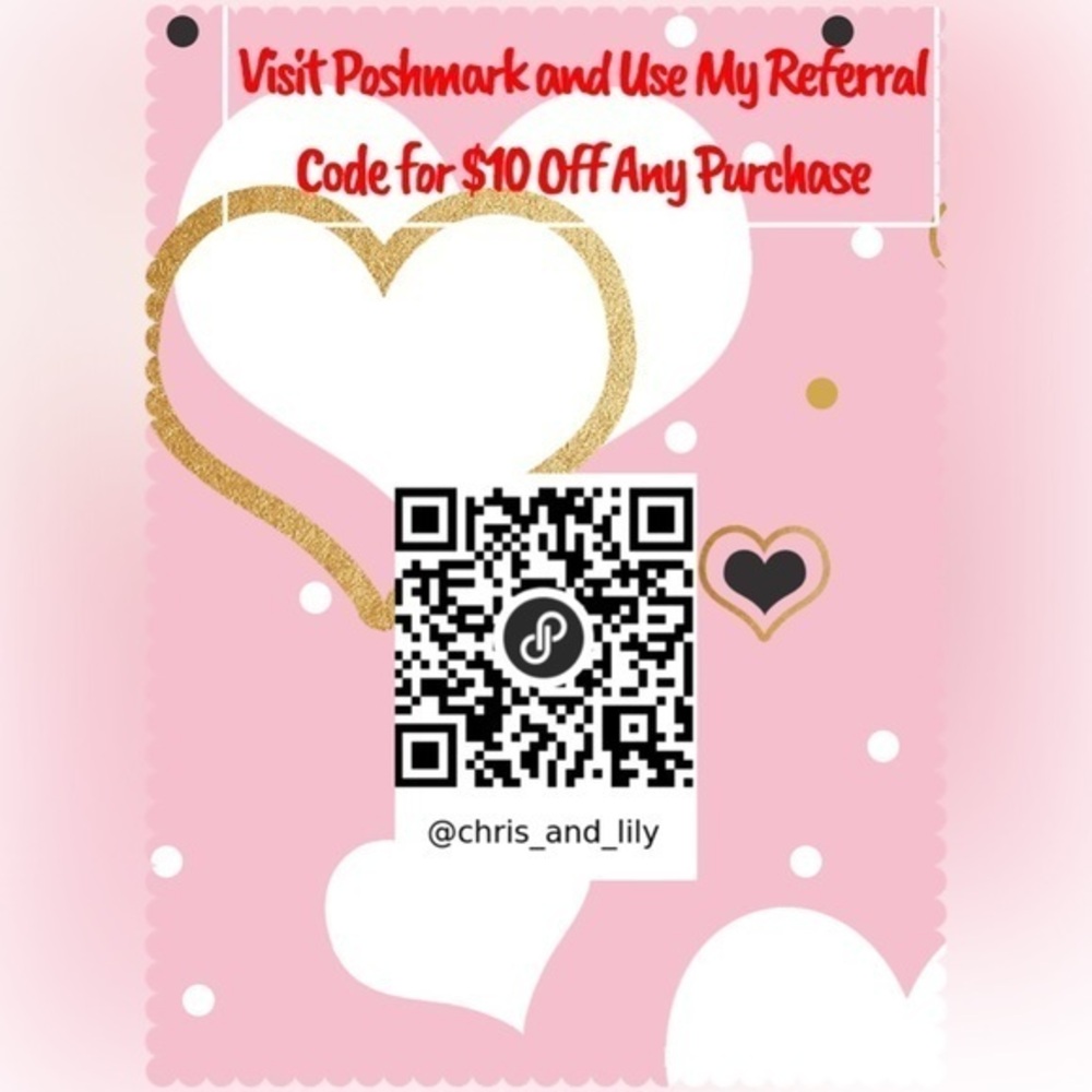 QR Code $10 Off First Purchase at Poshmark by Using My Referral Code